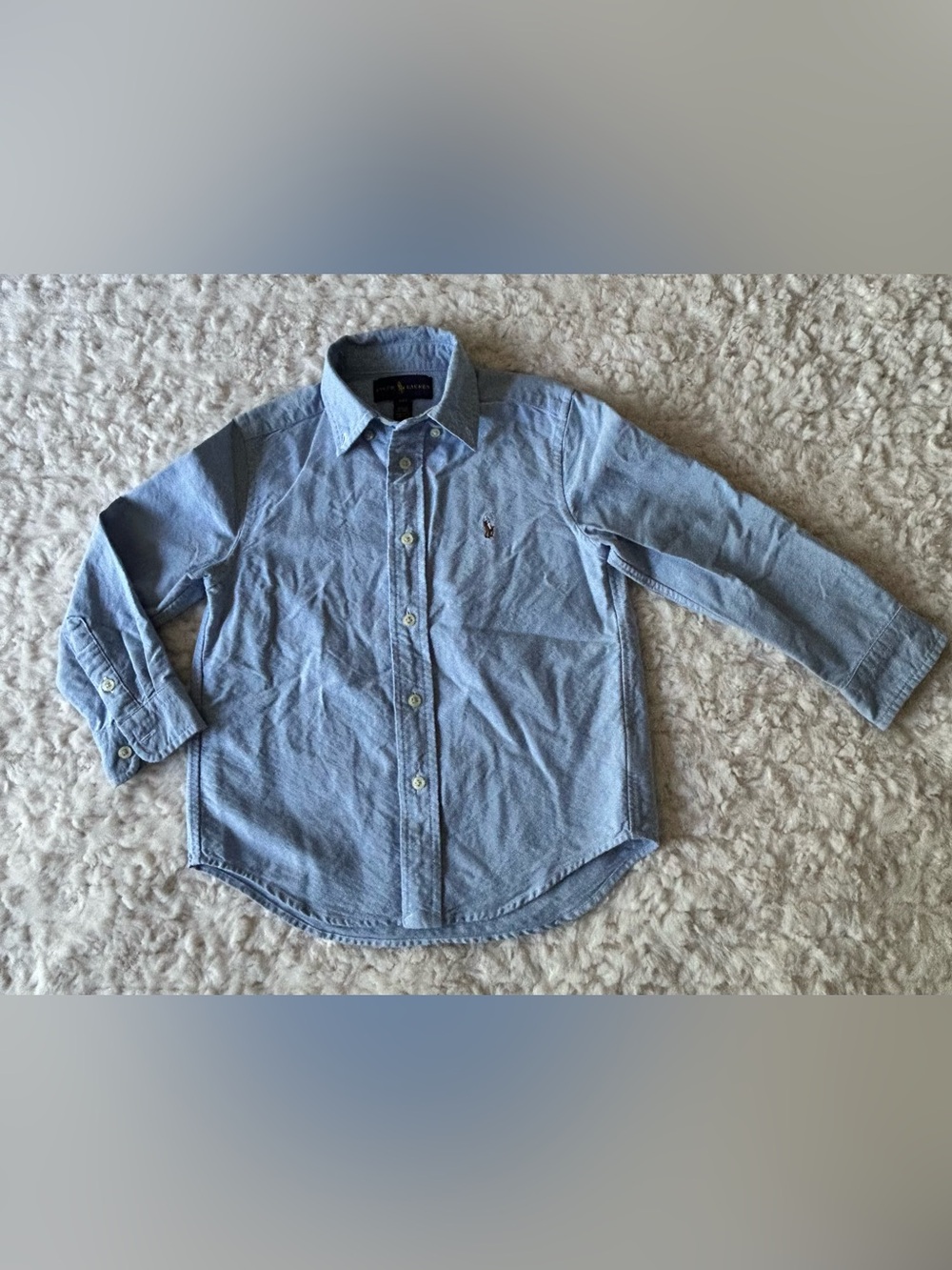 Ralph Lauren Boys' Light Blue Button-Down Shirt